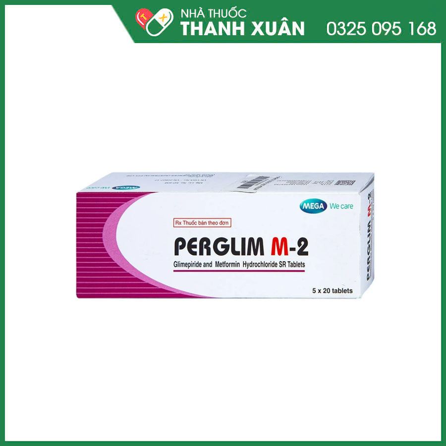 Perglim M-2 thuốc điều trị đái tháo đường tuýp 2
